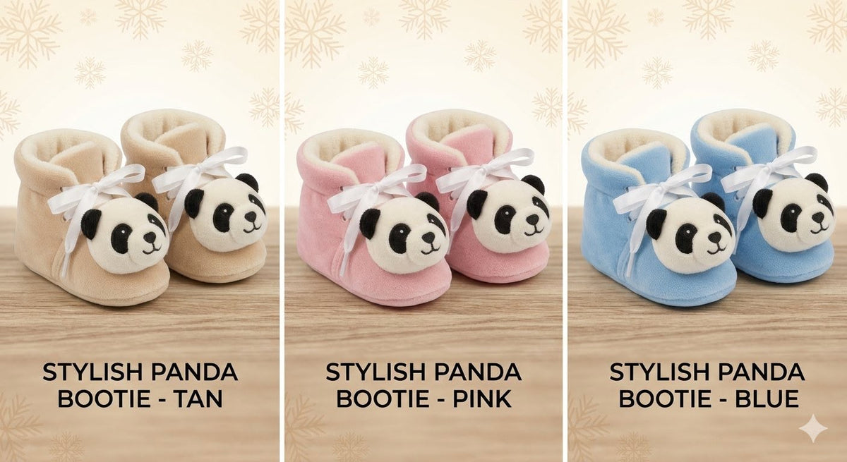 Baby Winter Booties- Style Panda