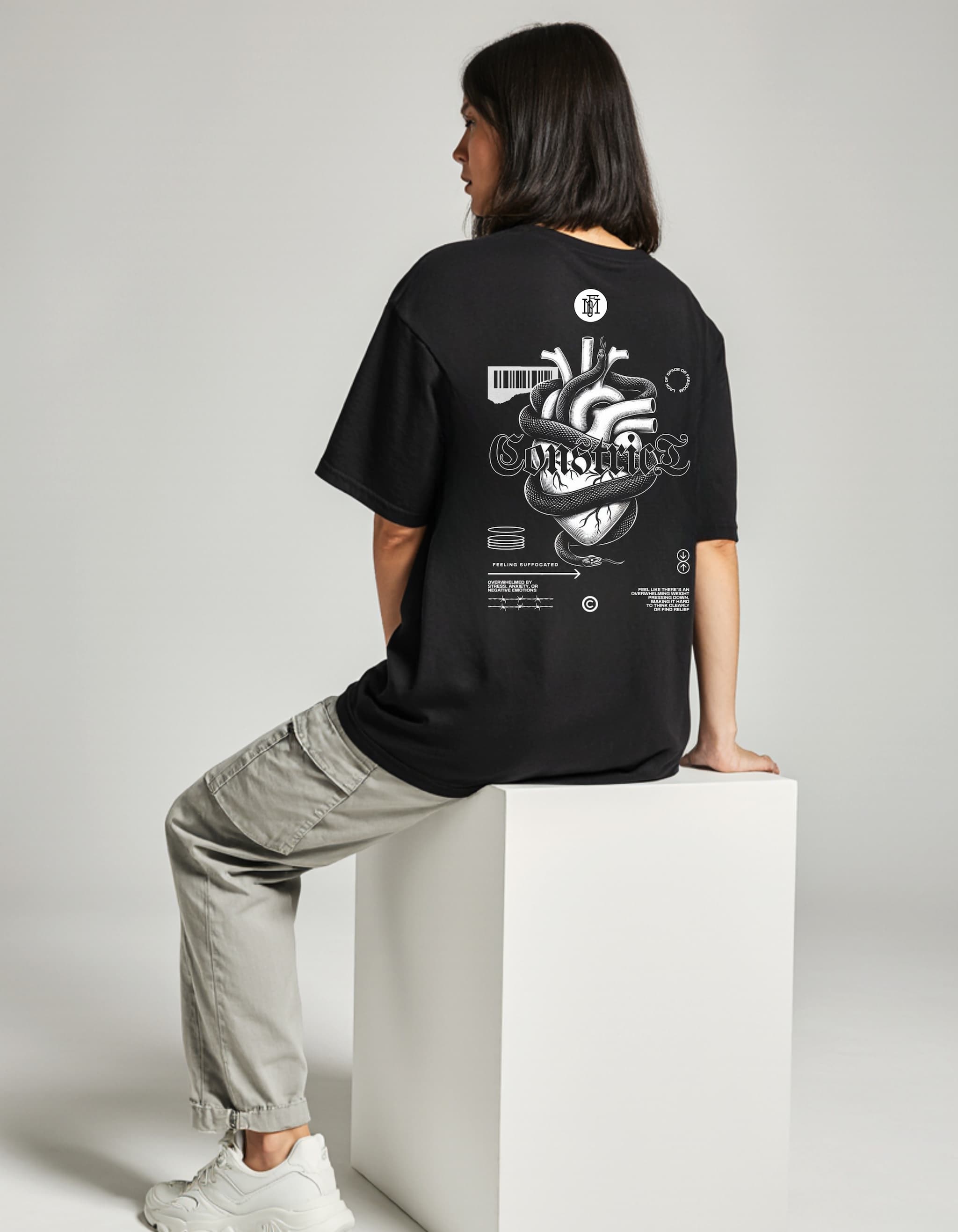 Oversized Tee - Overwhelmed T-shirt