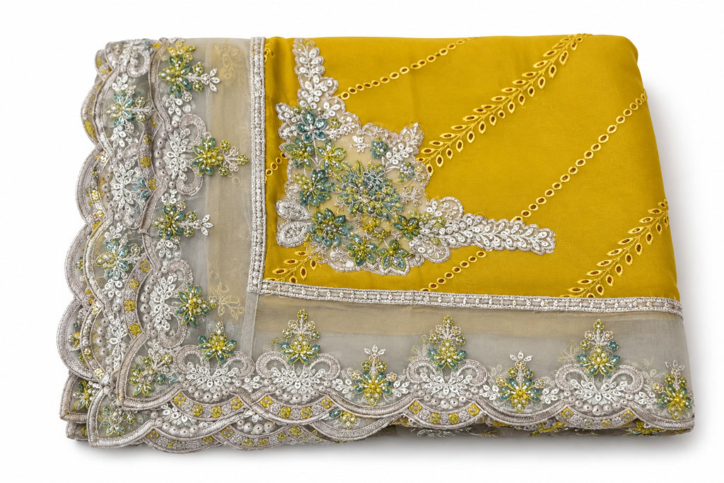 Luxury Pakistani Original Chiffon Tawakkal Suit