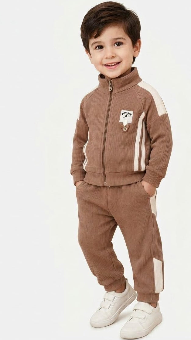 Hero Sized tracksuit for winters - Brown