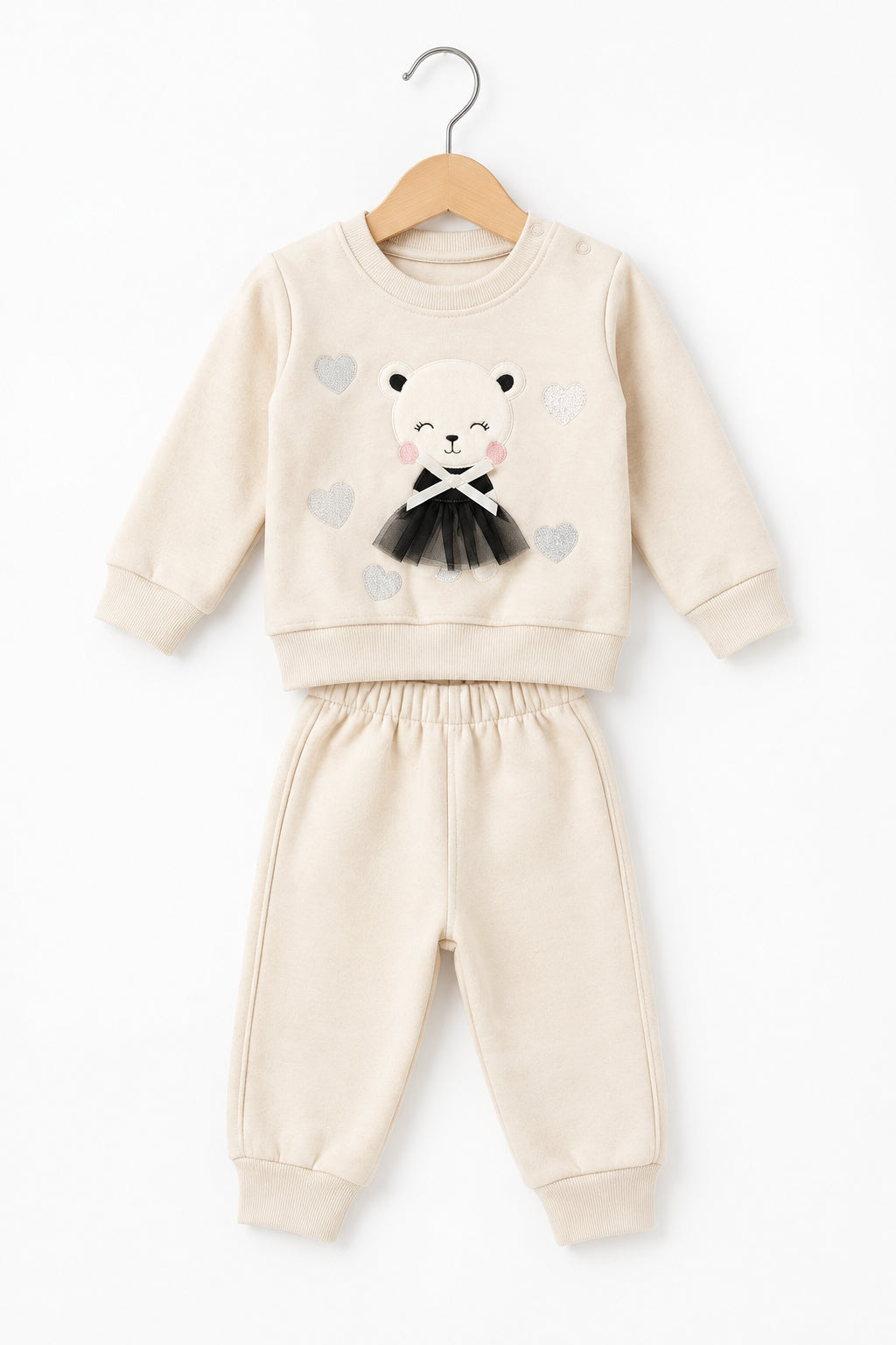 The chocolate baby-Cozy Bear Two-Piece Set
