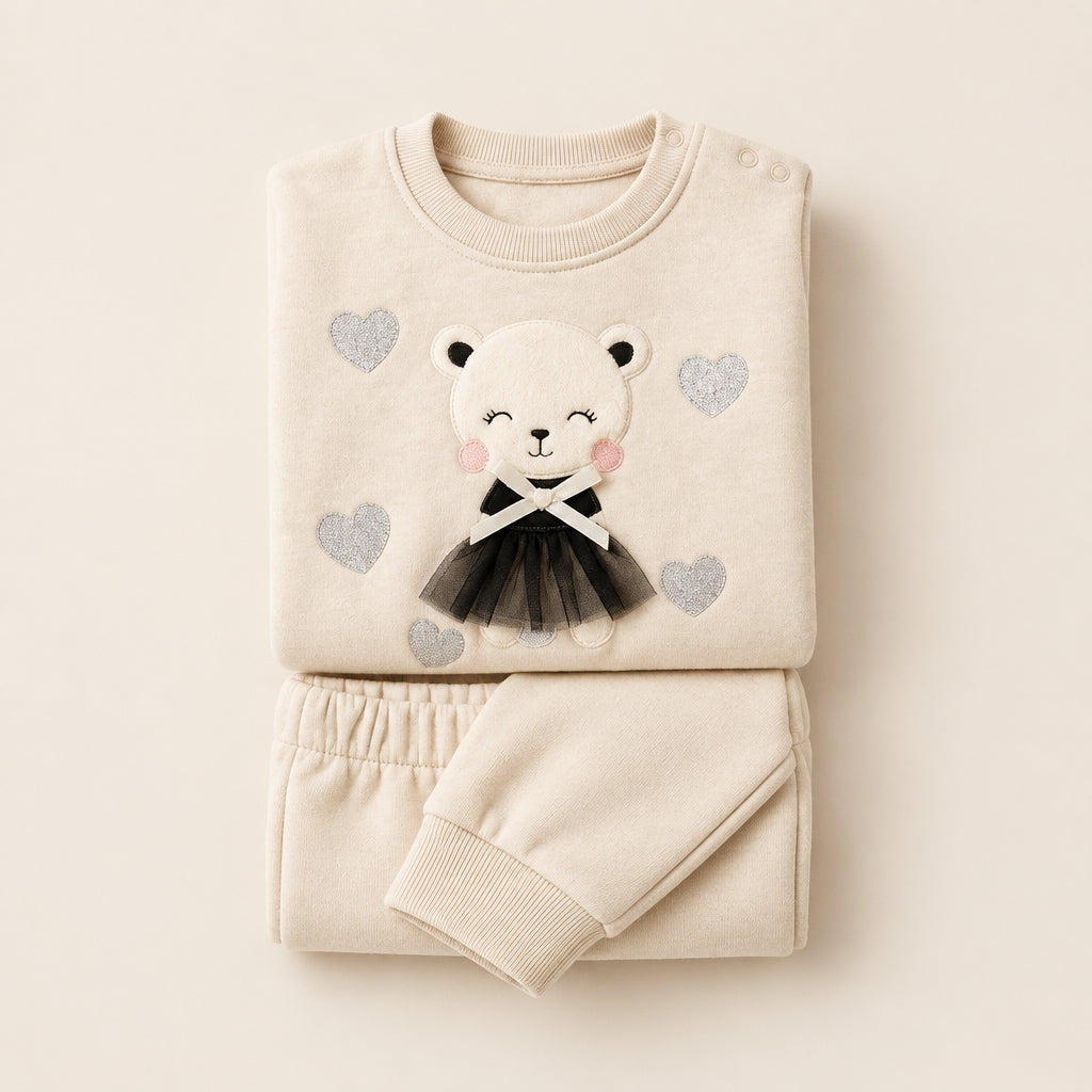 The chocolate baby-Cozy Bear Two-Piece Set