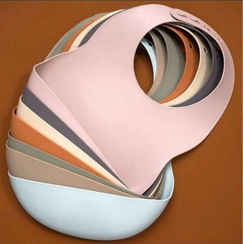 Silicon Ultralight pocket bibs for babies