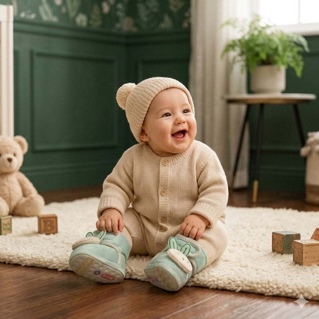 Baby Winter Booties with Sole